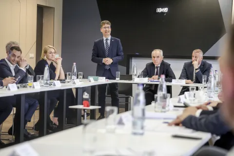Cser-Palkovics András elnök az MJVSZ legutóbbi közgyűlésén.